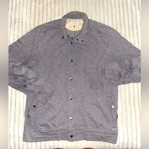 Vintage Mens John Varvatos X Converse Track Jacket Gray Size XL